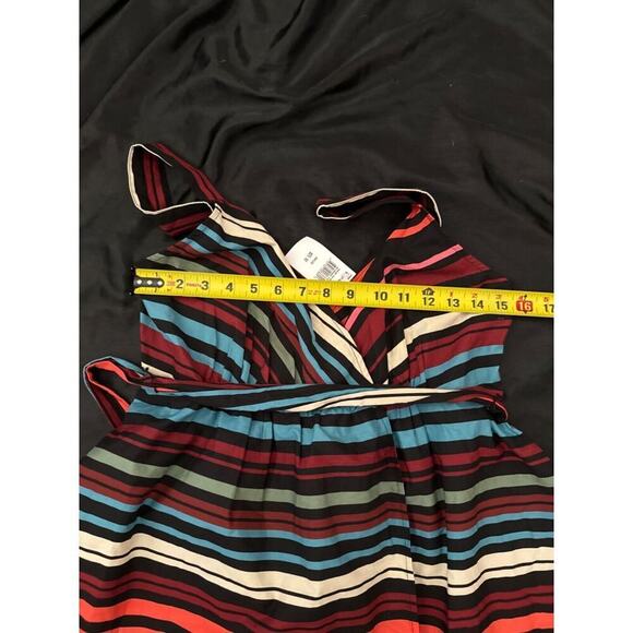 NWT Motherhood Maternity Multicolor Striped Cotton Tank Top, Size S - Picture 6 of 8